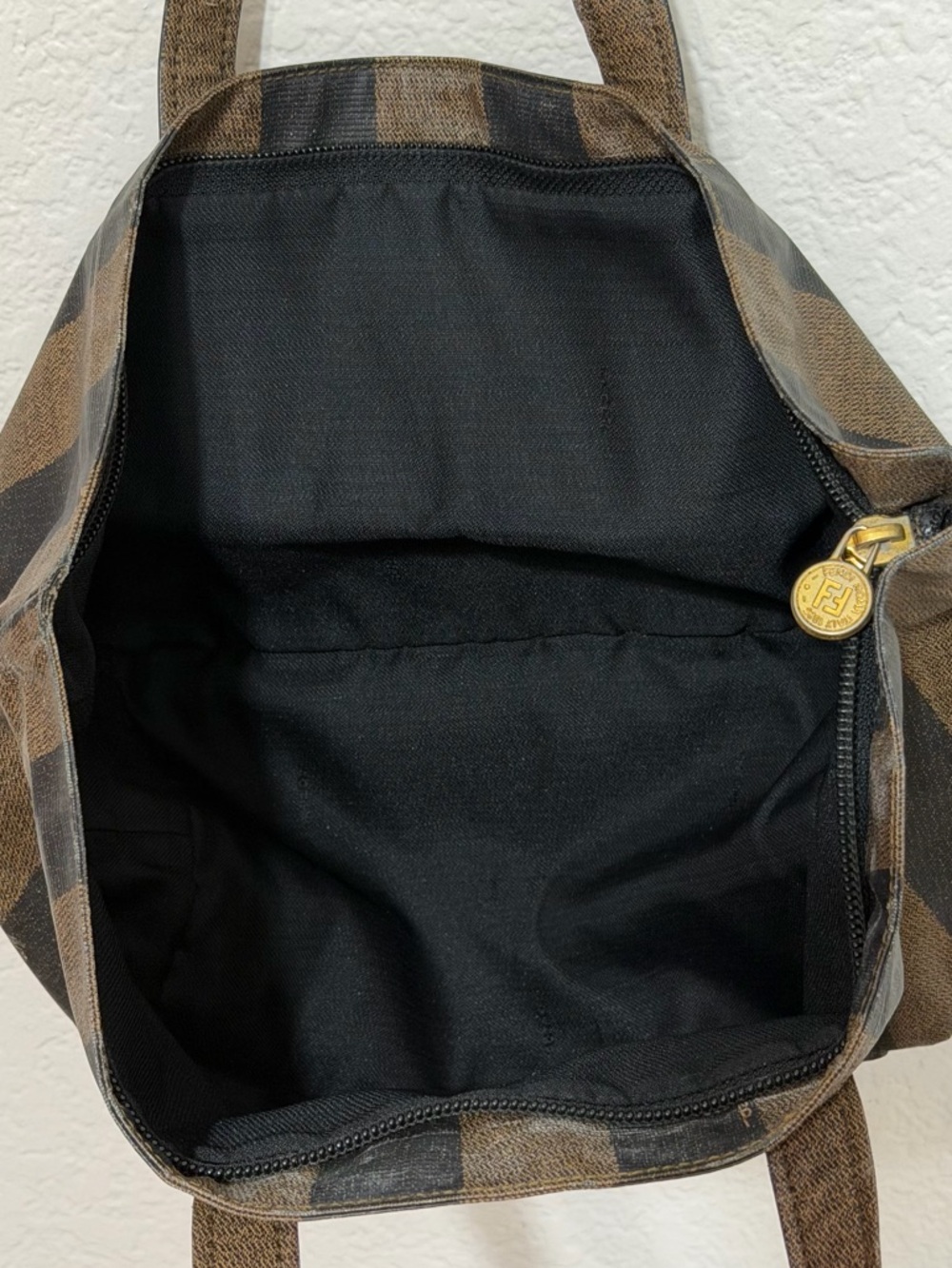 Fendi Vintage Pequin striped tote/handbag - Picture 7 of 7